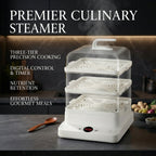 Three-layer multifunctional electric steamer