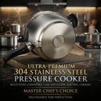 304 stainless steel small pressure cooker