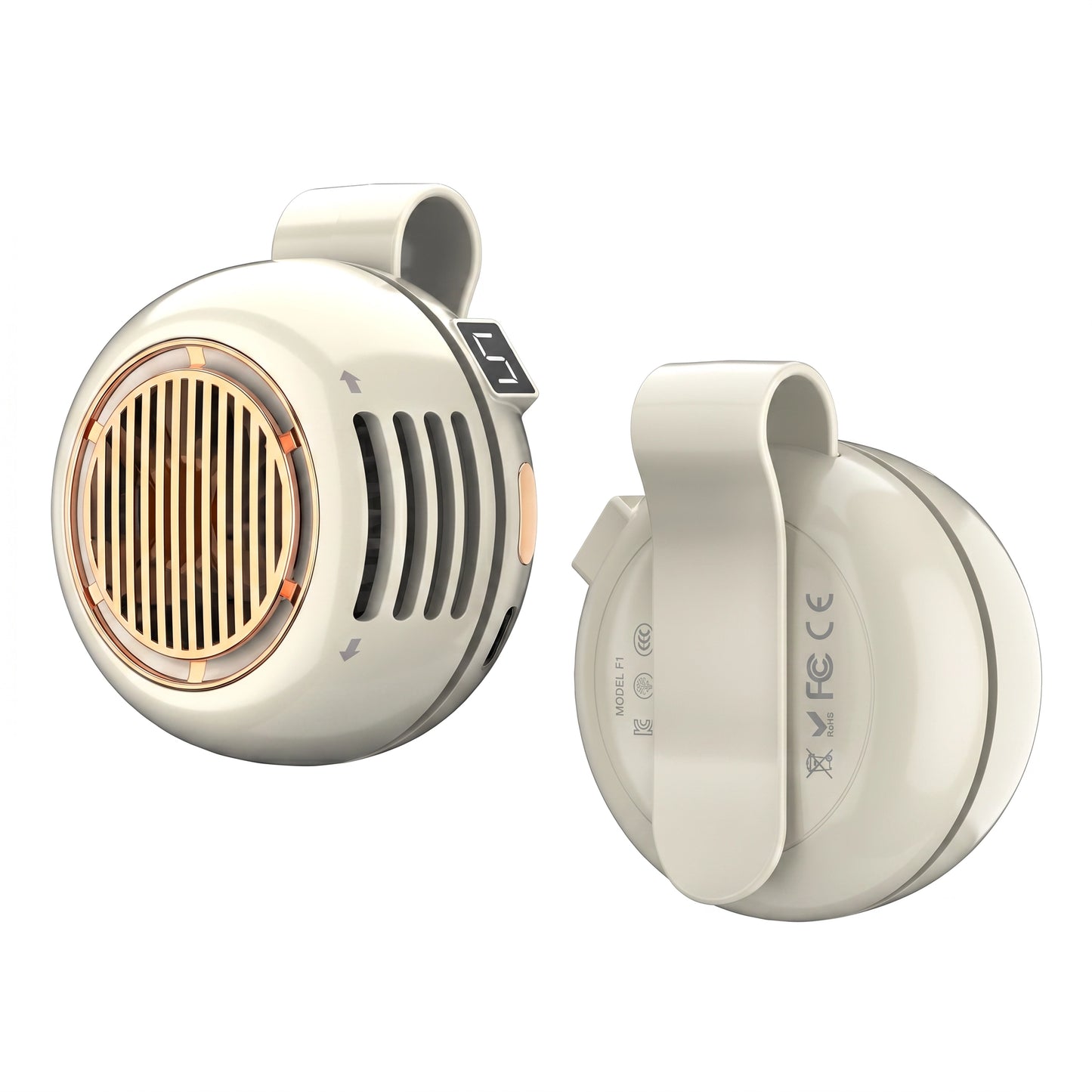 🌞Cooling Redefined:❄️ Powerful Airflow, All-Day Battery & Hands-Free🔋.