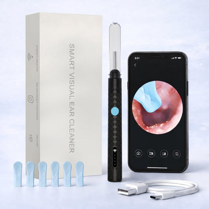 High-tech Visual Ear Scoop, Smart Temperature Control System, 9-Piece Cleaning Set with Free Gift