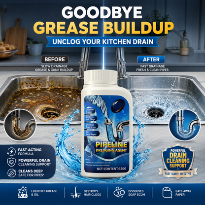 🔥Liapu Powerful Drain Cleaner | 99% Antibacterial Solution, Dissolves 200+ Clogs & Safely Cleans Pipes