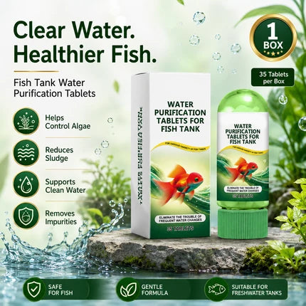 💥Hot sale♻️49% off for a limited time💧Powerful Aquarium Water Purification Tablet