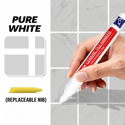 Junazilo® ✏️Grout Pen, Waterproof Anti‑Mold Tile Grout Refresher for Ceramic Tile Seams Bathroom Kitchen Floor