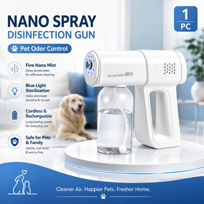 🥳 2026 HOT OFFER – 50% OFF! 🚗🏠 Cordless Nano Spray Gun – Adjustable Mist, 380 ml Tank & Versatile Use – Perfect for Disinfection, Dust Cleaning and Car Care 🔫