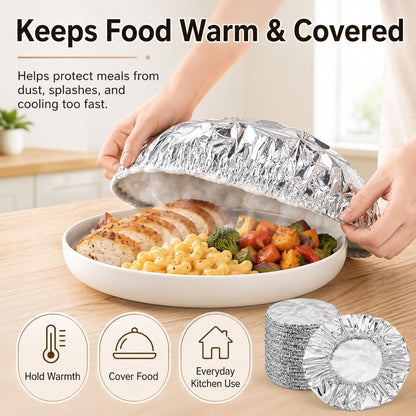 📢📢 50% OFF! ⏰【100 Pieces】 Aluminum Foil Insulating Cover