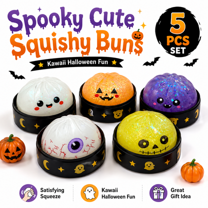 ⚡Hot Sales 59% OFF🔥Cute Halloween Scary Ghost Maruko Squeeze Toy Set
