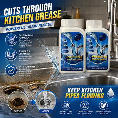 🔥Liapu Powerful Drain Cleaner | 99% Antibacterial Solution, Dissolves 200+ Clogs & Safely Cleans Pipes