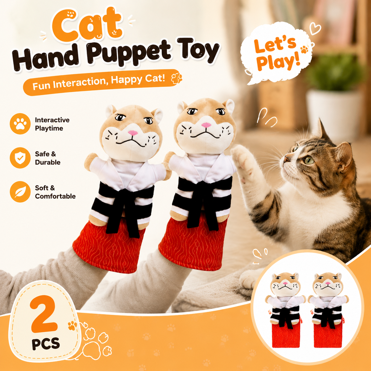 Khdnah® 🥊 Interactive Cat Boxing Toy – Catnip Punching Bag with Strong Suction Base🐱