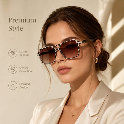 🔥 Premium Fashion Sunglasses - UV400 Protection • Polarized Lenses • Everyday Eye Comfort