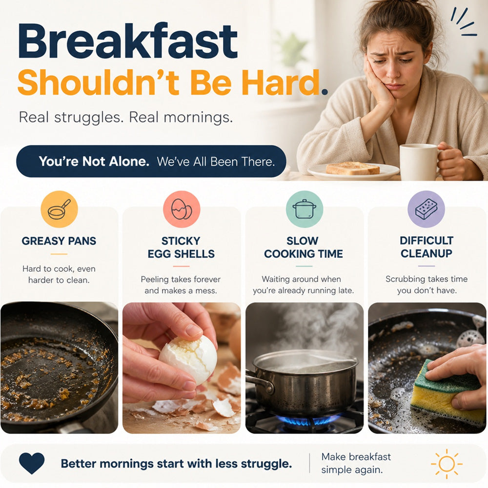 Khdnah® 🥚 50% OFF NOW! ⏱️ Microwave Egg Cooker – Perfect poached eggs in 2 mins, no oil & splash-proof – Quick, healthy & mess-free breakfast 🌿