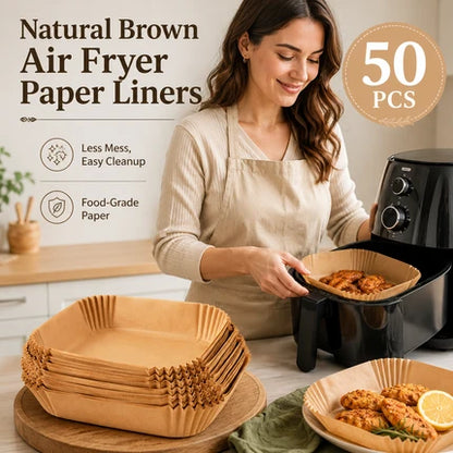 ⏳Limited-time 50% off⏰Disposable Air Fryer Liners🍤🍗