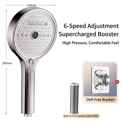 [Limited-Time 50% Off] Showerhead with filter: Enhances water pressure and purifies water quality