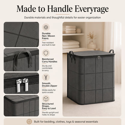 Giant storage bag – instantly enjoy a clean and organized home.
