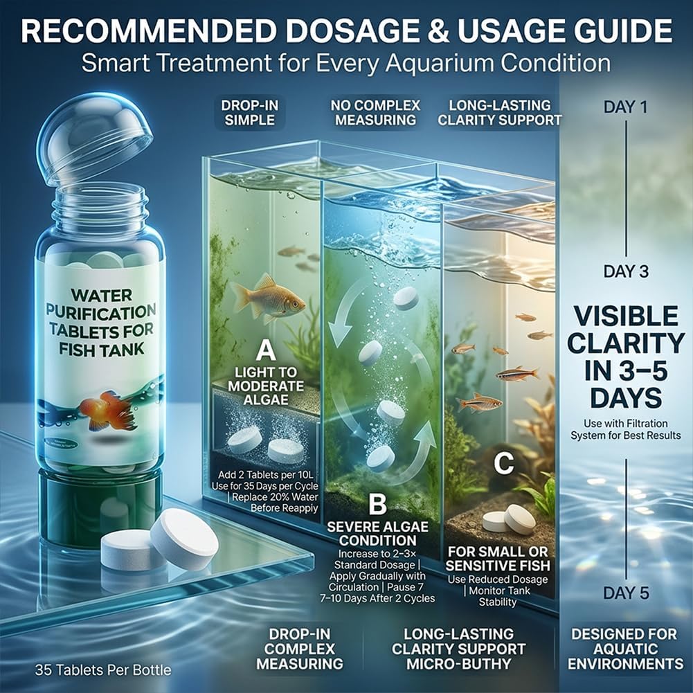 💥Hot sale♻️49% off for a limited time💧Powerful Aquarium Water Purification Tablet