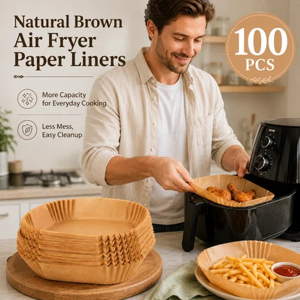 ⏳Limited-time 50% off⏰Disposable Air Fryer Liners🍤🍗