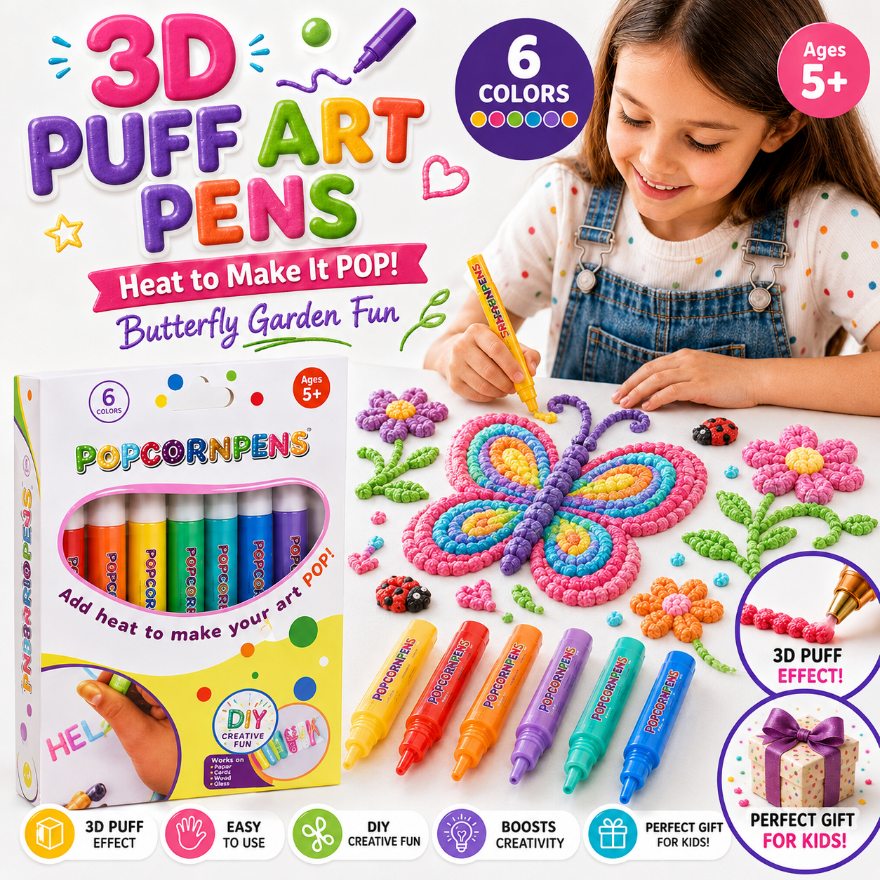Save 50% by ordering today丨Ave79® 3D Relief Art Pen – Turn Flat Drawings Into Touchable 3D Art🪄