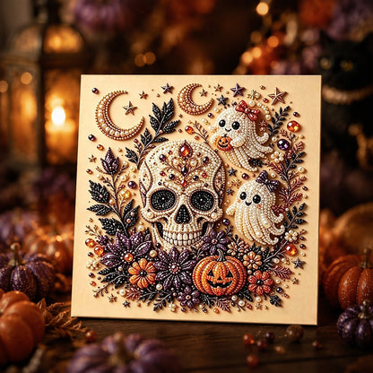 🔥HALLOWEEN SALE 👻✨ Halloween Pearl Art DIY Kit – Turn Tiny Pearls into Spooky-Cute Magic