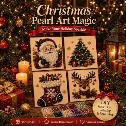 🔥HALLOWEEN SALE 👻✨ Halloween Pearl Art DIY Kit – Turn Tiny Pearls into Spooky-Cute Magic