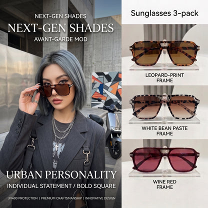 🔥 Premium Fashion Sunglasses - UV400 Protection • Polarized Lenses • Everyday Eye Comfort