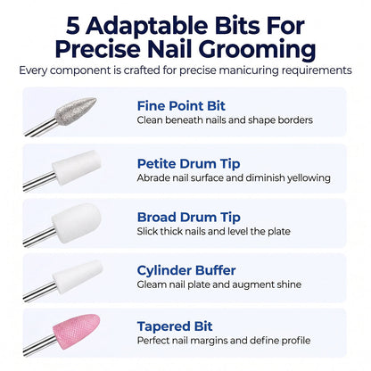 SOVS Professional Electric Nail Drill Pen | Nail Care Tool for Preparing Thickened Nails Before Treatment