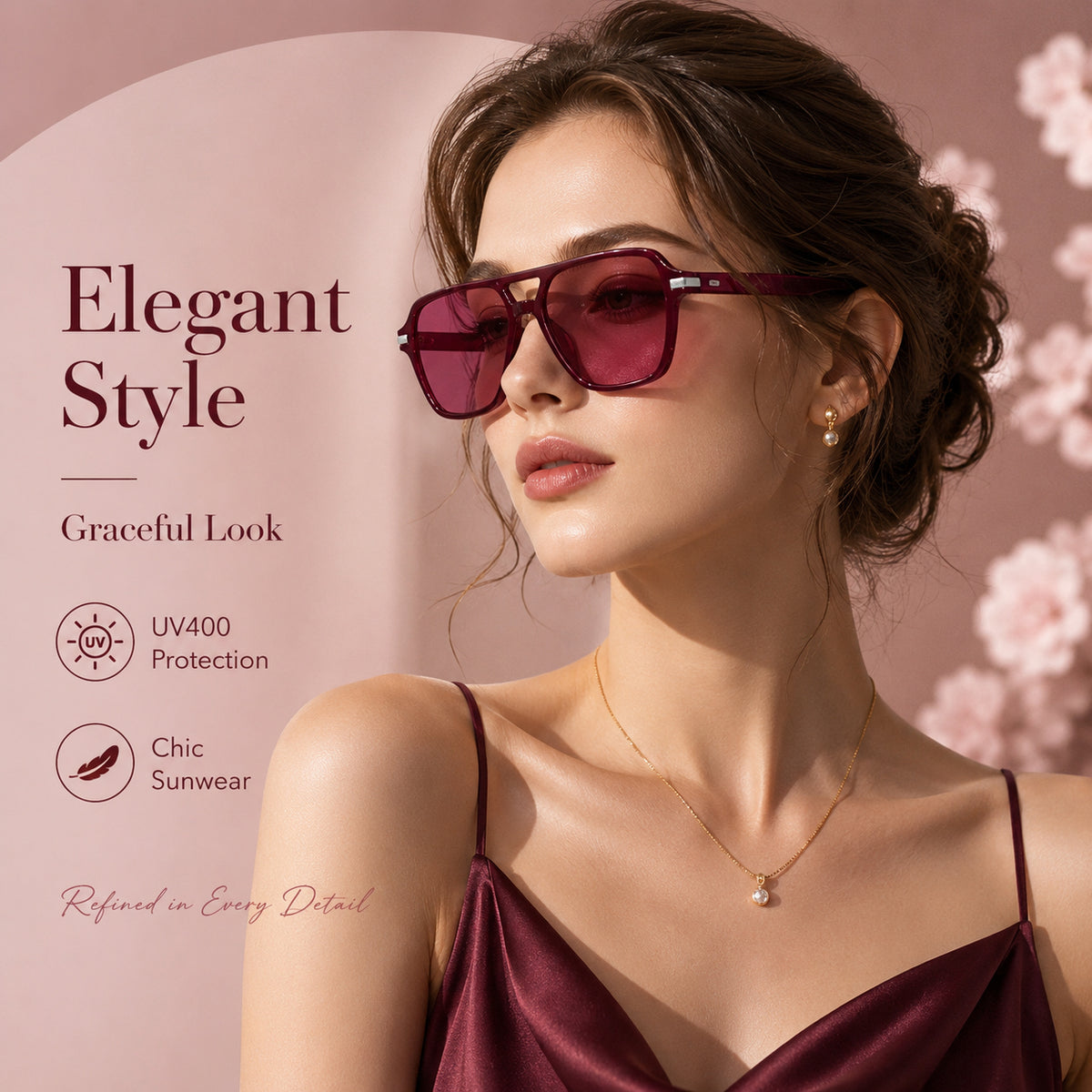 🔥 Premium Fashion Sunglasses - UV400 Protection • Polarized Lenses • Everyday Eye Comfort