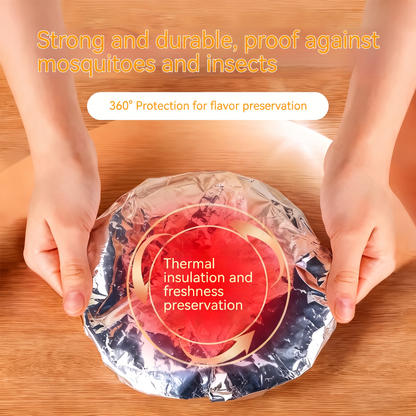 📢📢 50% OFF! ⏰【100 Pieces】 Aluminum Foil Insulating Cover