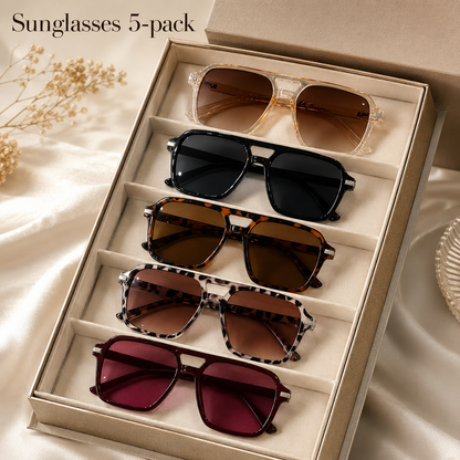 🔥 Premium Fashion Sunglasses - UV400 Protection • Polarized Lenses • Everyday Eye Comfort