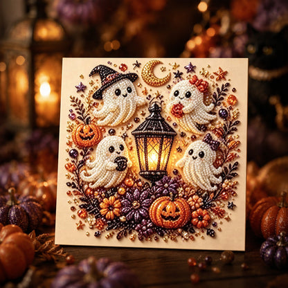 🔥HALLOWEEN SALE 👻✨ Halloween Pearl Art DIY Kit – Turn Tiny Pearls into Spooky-Cute Magic