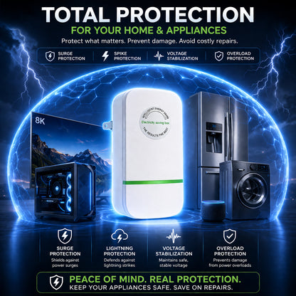 Vnproo™2026 Smart Power-Saving Box: Saves on Electricity Bills, Stabilizes Current and Voltage, and Protects Appliances