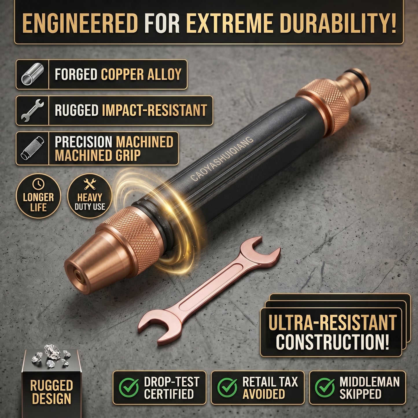 🏠🚗EaseHub™  Pressurized Water Spray Gun Extremely durable Commercial-Grade High-Velocity Power ⚡