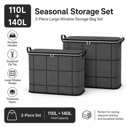 Giant storage bag – instantly enjoy a clean and organized home.
