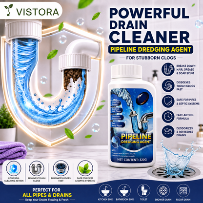 🔥Liapu Powerful Drain Cleaner | 99% Antibacterial Solution, Dissolves 200+ Clogs & Safely Cleans Pipes