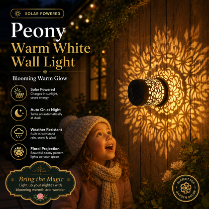 🏡🌈 Mandala Solar Wall Lamp – Magical Patio Night Ambience