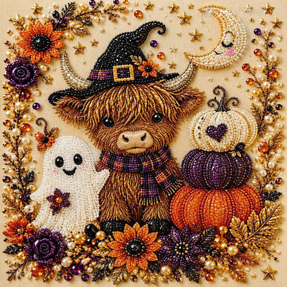 🔥HALLOWEEN SALE 👻✨ Halloween Pearl Art DIY Kit – Turn Tiny Pearls into Spooky-Cute Magic