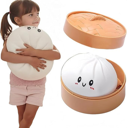 😋12PCS Cute Big Bun Squishy Toys – Super Soft Stress Relief Fidget Set 🍞✨