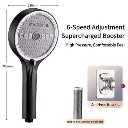 [Limited-Time 50% Off] Showerhead with filter: Enhances water pressure and purifies water quality