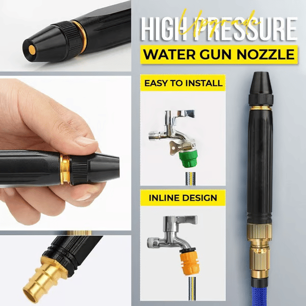🏠🚗High Pressure Car Wash Water Gun - All-in-One Kit with Power Booster Nozzle⚡