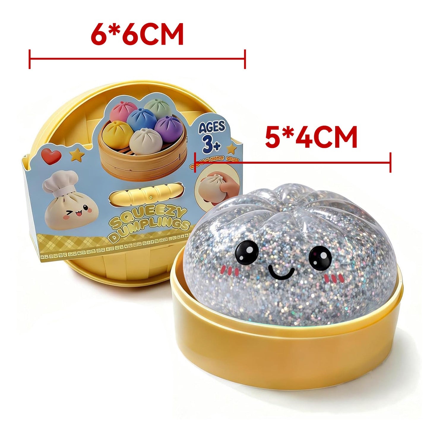 😋12PCS Cute Big Bun Squishy Toys – Super Soft Stress Relief Fidget Set 🍞✨
