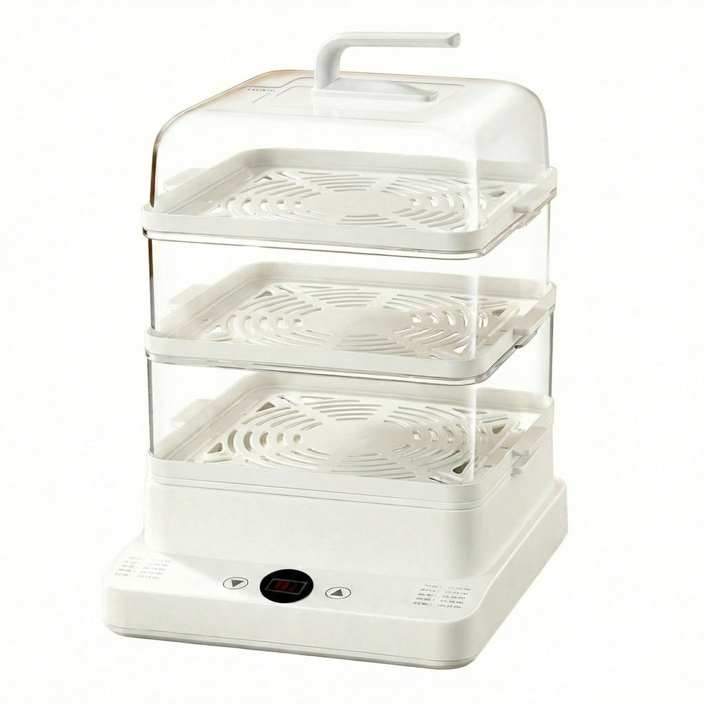 Three-layer multifunctional electric steamer