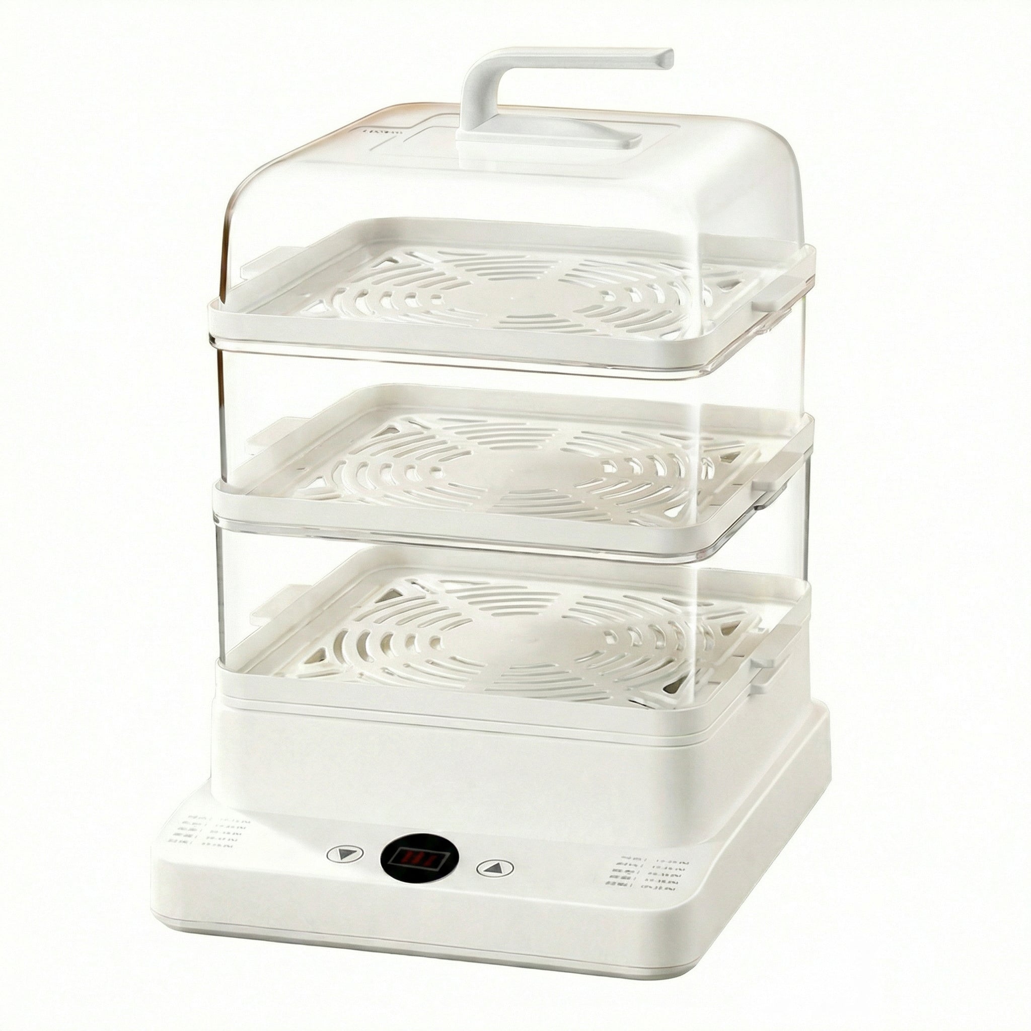 Three-layer multifunctional electric steamer
