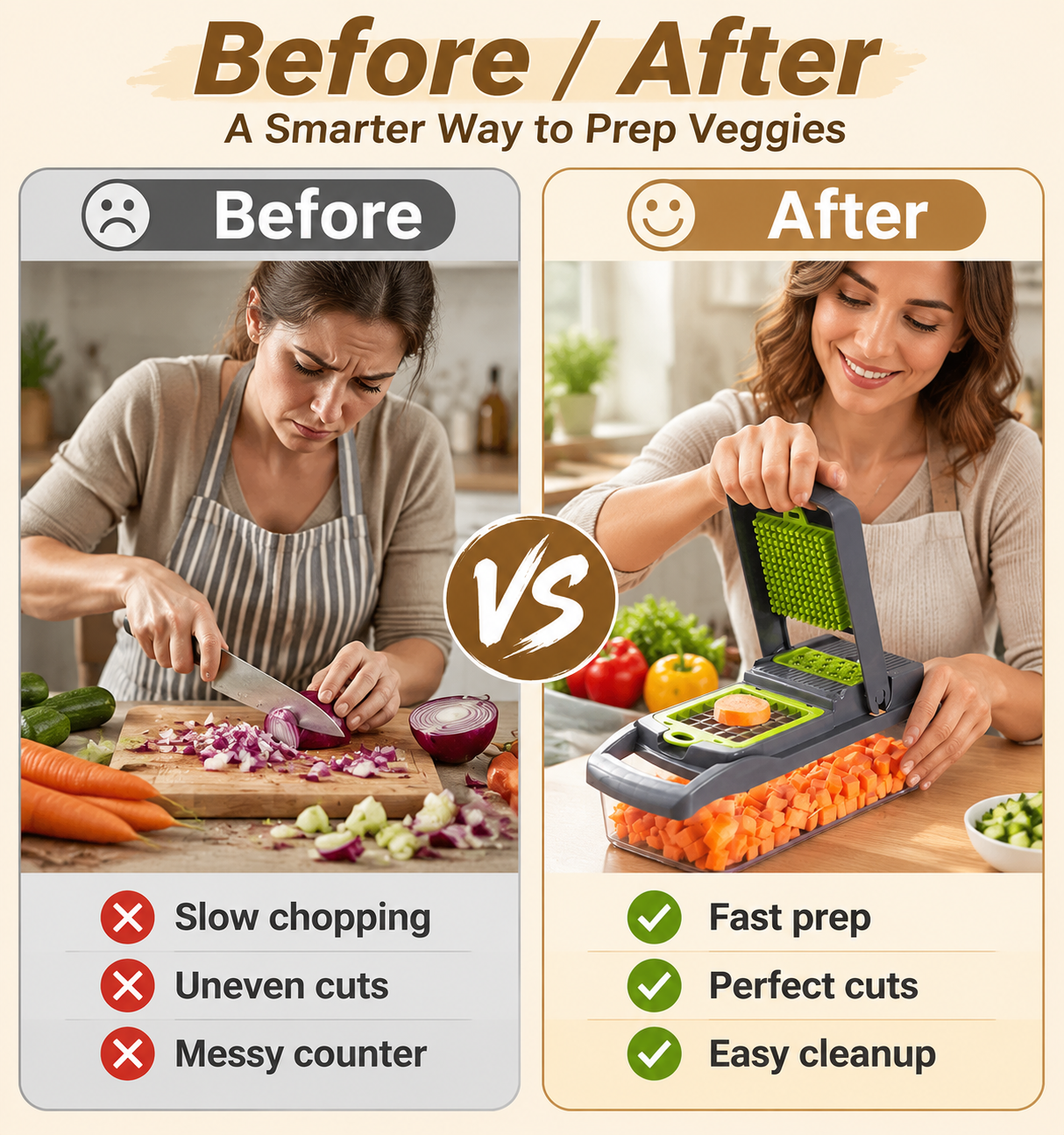 korakio®🔪Stop Chopping The Hard Way - Chop, Slice & Dice Vegetables in Seconds
