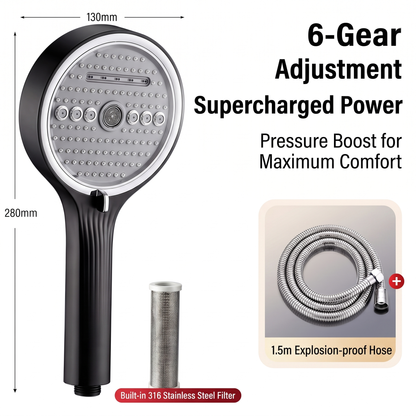 [Limited-Time 50% Off] Showerhead with filter: Enhances water pressure and purifies water quality