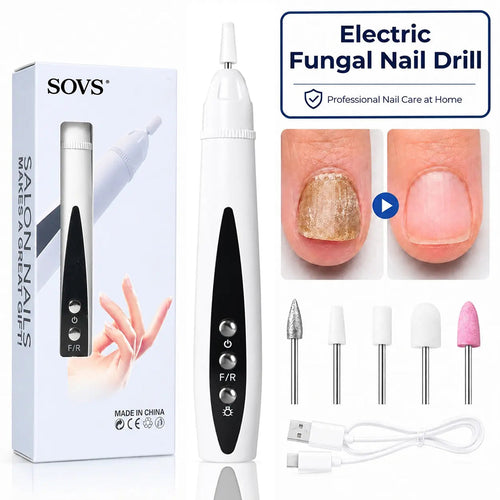 SOVS Professional Electric Nail Drill Pen | Nail Care Tool for Preparing Thickened Nails Before Treatment