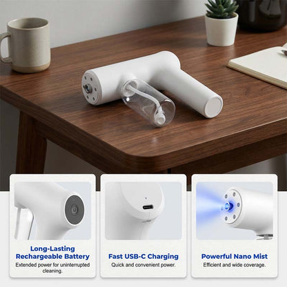 🥳 2026 HOT OFFER – 50% OFF! 🚗🏠 Cordless Nano Spray Gun – Adjustable Mist, 380 ml Tank & Versatile Use – Perfect for Disinfection, Dust Cleaning and Car Care 🔫