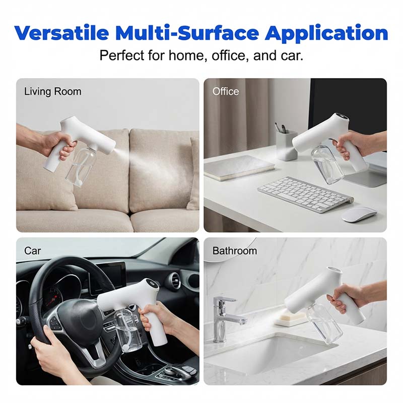 🥳 2026 HOT OFFER – 50% OFF! 🚗🏠 Cordless Nano Spray Gun – Adjustable Mist, 380 ml Tank & Versatile Use – Perfect for Disinfection, Dust Cleaning and Car Care 🔫