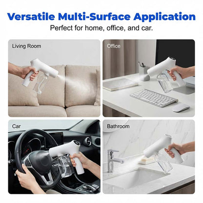 🥳 2026 HOT OFFER – 50% OFF! 🚗🏠 Cordless Nano Spray Gun – Adjustable Mist, 380 ml Tank & Versatile Use – Perfect for Disinfection, Dust Cleaning and Car Care 🔫