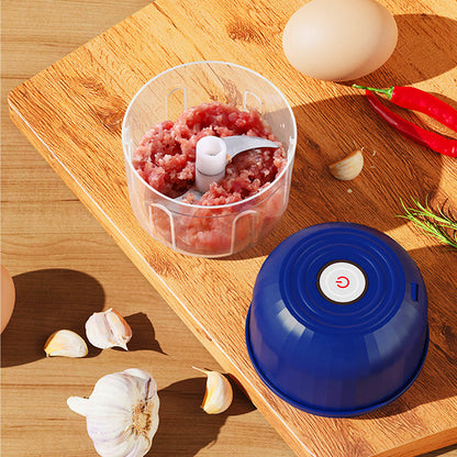 👶🥕🍎 50% OFF! Electric Mini Chopper with 3 Sharp Blades – Grind, Mince, Puree – Stainless Steel, Easy Clean