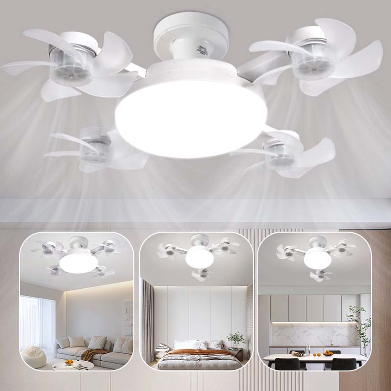 🏆LAST DAY SALE 50% OFF🎉💥Remote-Controlled LED Ceiling Fan Light-Saving Cooling & Lighting for Bedroom & Home