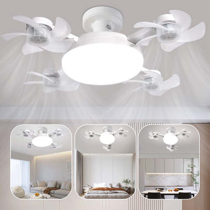🏆LAST DAY SALE 50% OFF🎉💥Remote-Controlled LED Ceiling Fan Light-Saving Cooling & Lighting for Bedroom & Home