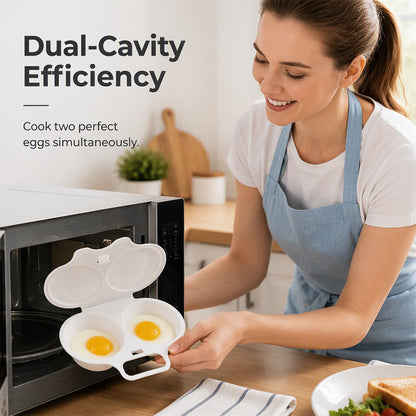Khdnah® 🥚 50% OFF NOW! ⏱️ Microwave Egg Cooker – Perfect poached eggs in 2 mins, no oil & splash-proof – Quick, healthy & mess-free breakfast 🌿